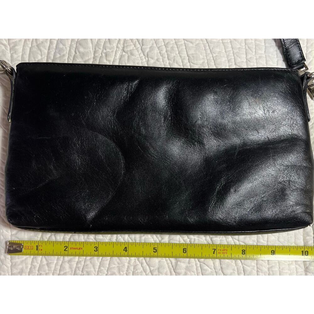 Talbot Black Leather shoulder bag - Picture 5 of 7